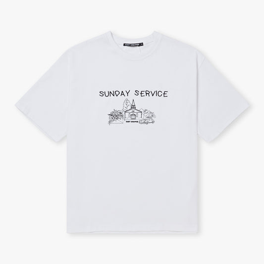 SUNDAY SERVICE T-SHIRT WHITE