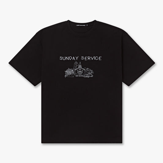 SUNDAY SERVICE T-SHIRT BLACK