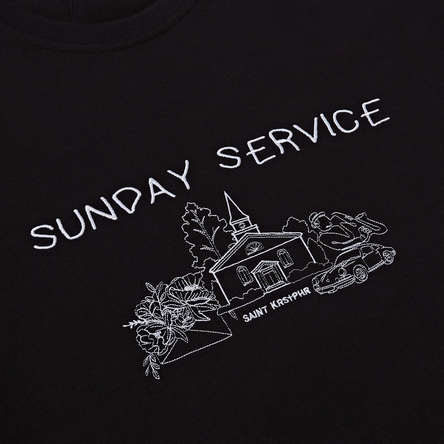 SUNDAY SERVICE T-SHIRT BLACK