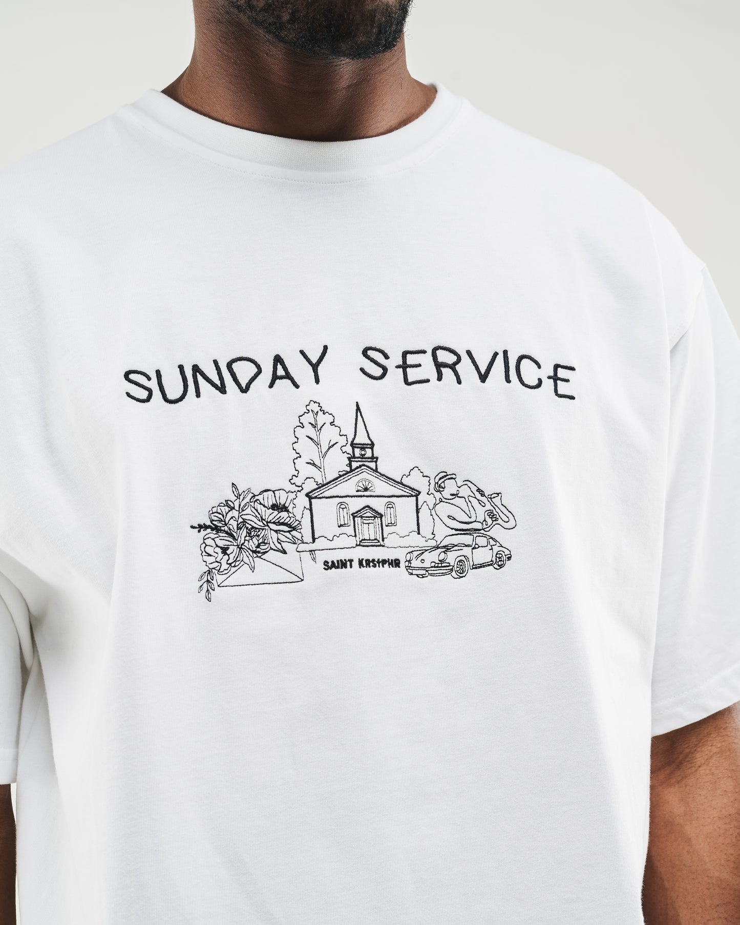 SUNDAY SERVICE T-SHIRT WHITE